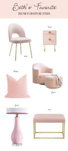 Palm Beach Lately Blush Furniture Finds